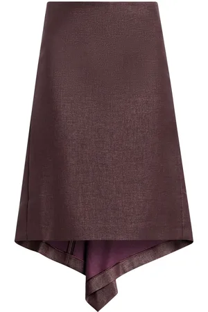 Salvatore Ferragamo Asymmetrischer Midirock