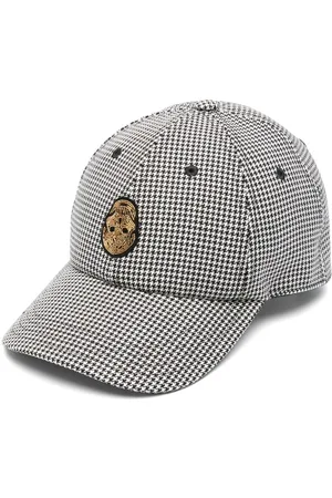 Alexander McQueen Baseballkappe mit Hahnentrittmuster