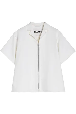 Jil Sander Hemdjacke aus Denim