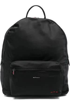 Kiton Rucksack mit Logo-Schild