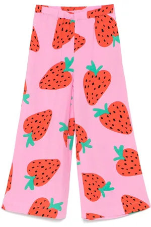 Stella McCartney Hose mit Erdbeer-Print