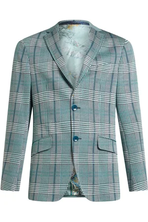 Etro Kariertes Glen Jersey-Sakko