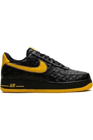Nike X Kobe Bryant Air Force 1 "Lakers Away - Black/Varsity Maize/Varsity Purple" Sneakers