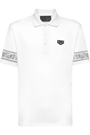 Philipp Plein Paisley Gothic Plein Poloshirt