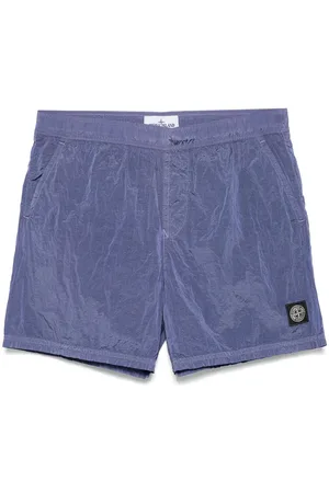 Stone Island Badeshorts mit Kompass-Motiv