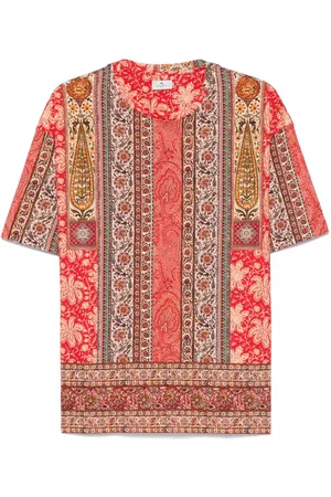 Etro T-Shirt mit Print-Mix