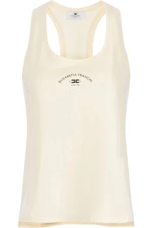 Elisabetta Franchi Tanktop mit Logo-Print