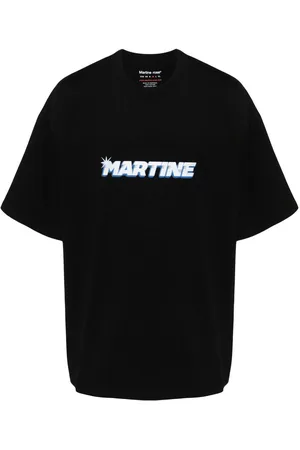 MARTINE ROSE Kurzärmeliges "Black" T-Shirt