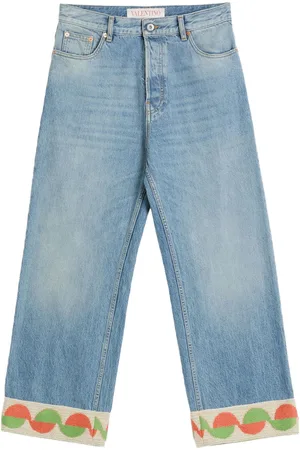 VALENTINO GARAVANI Jeans mit weitem Bein