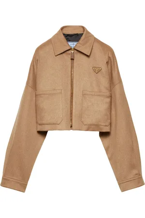 Prada Blousonjacke aus Kamelhaar