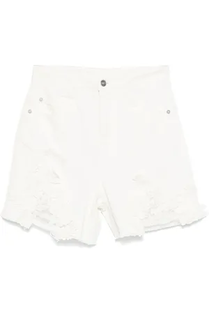 ERMANNO SCERVINO Shorts mit Blumenapplikation