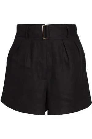 Hevron Shorts aus Leinen