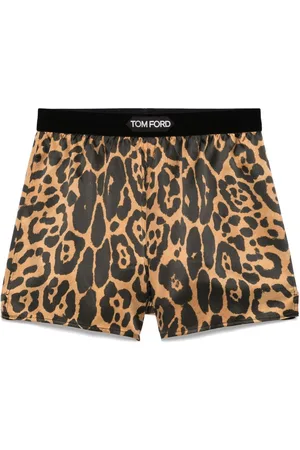 Tom Ford Boxershorts mit Leoparden-Print