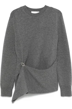 Jil Sander Pullover mit drapiertem Einsatz