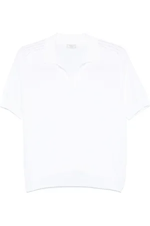 PESERICO SIGN Fein gestricktes Poloshirt