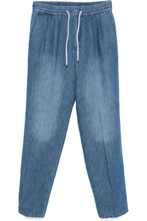 Brunello Cucinelli Jeans mit Faltendetail