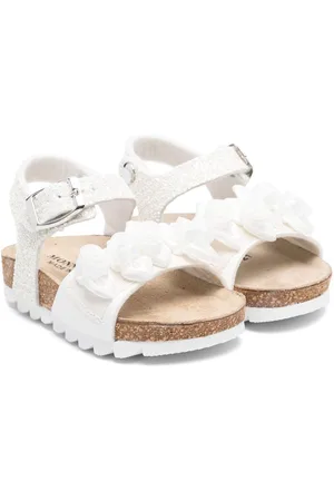 MONNALISA Sandalen mit Rosen-Applikation