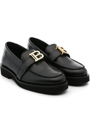 Balmain Loafer mit Logo-Schnalle