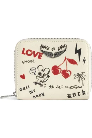 Zadig & Voltaire Portemonnaie mit Illustrations-Print