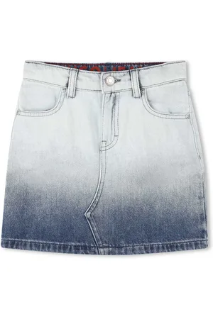 HUGO BOSS Jeansrock mit Farbverlauf-Optik