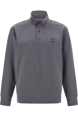 Boggi Milano Sweatshirt mit Poloshirtkragen