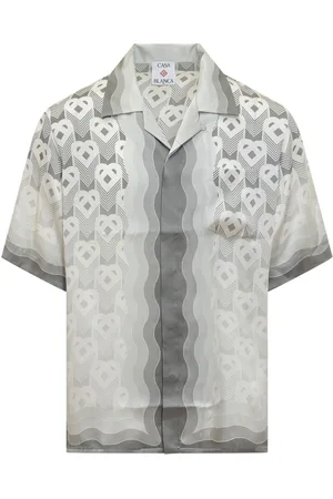 Casablanca Hemd mit Monogramm-Print