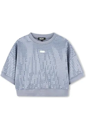 DKNY Sweatshirt mit Pailletten