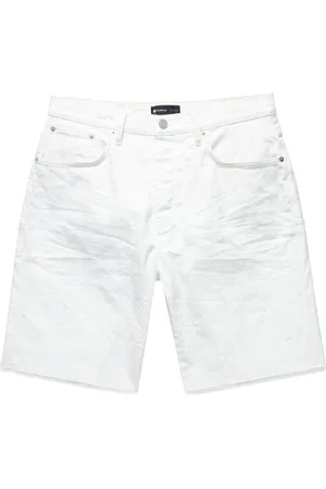 Purple Brand Jeans-Shorts im Distressed-Look