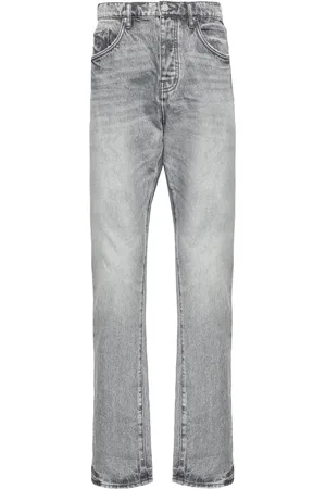 Purple Brand Halbhohe P005 Straight-Leg-Jeans