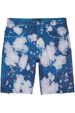 Purple Brand Jeans-Shorts mit Bleached-Effekt