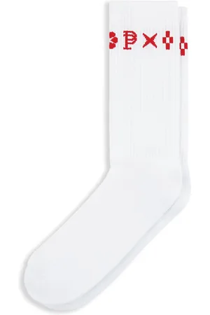 Purple Brand Socken mit Intarsien-Print