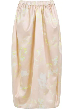Fabiana Filippi Rock mit Blumen-Print