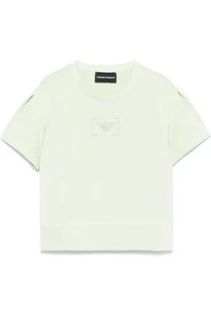 Emporio Armani T-Shirt mit Logo-Stickerei