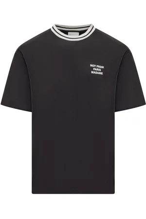 Drôle de Monsieur T-Shirt mit Slogan-Print