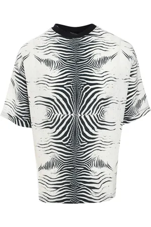 Roberto Cavalli T-Shirt mit Zebra-Print