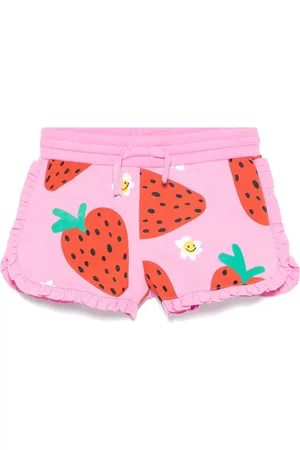 Stella McCartney Shorts mit Erdbeeren-Print