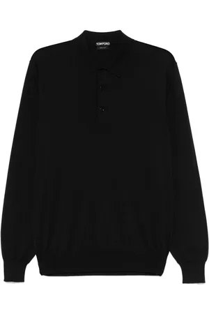 Tom Ford Fein gestricktes Poloshirt