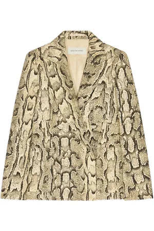 DRIES VAN NOTEN Doppelreihiger Jacquard-Blazer