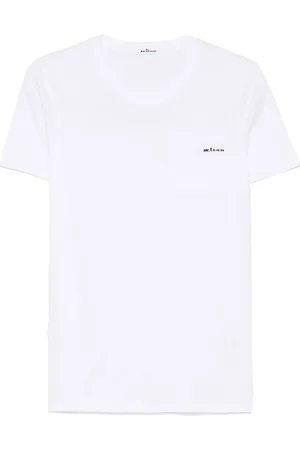 Kiton T-Shirt mit Logo-Stickerei