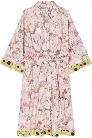 DRIES VAN NOTEN Hemdkleid mit Blumen-Print