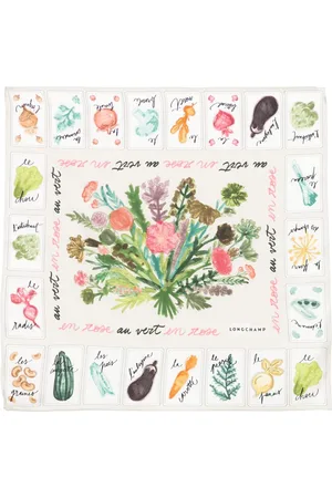 Longchamp Schal mit grafischem Print