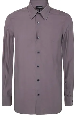 Emporio Armani Hemd mit Logo-Stickerei
