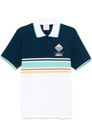 Casablanca Gestreiftes Poloshirt