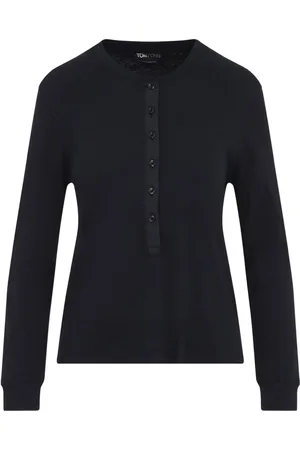 Tom Ford T-Shirt aus geripptem Strick