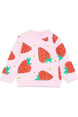 Stella McCartney Sweatshirt mit Erdbeeren-Print