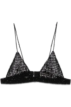 Golden Goose Gehäkeltes Bustier mit Perlen