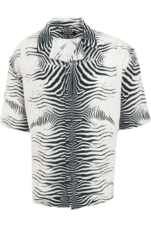Roberto Cavalli Hemd mit Zebra-Print