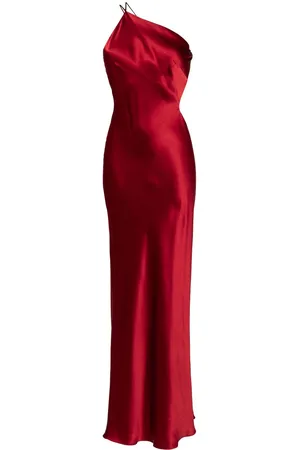Michelle Mason Asymmetrisches Abendkleid aus Seide