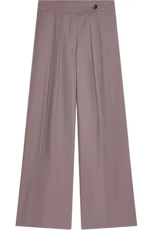 DRIES VAN NOTEN Wide-Leg-Hose mit Bundfalten
