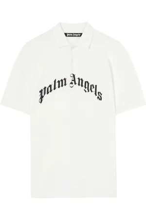 Palm Angels Poloshirt mit Logo-Stickerei